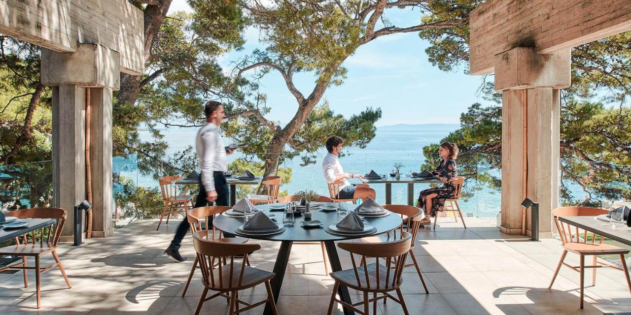 Bluesun Hotel Soline Brela Bagian luar foto