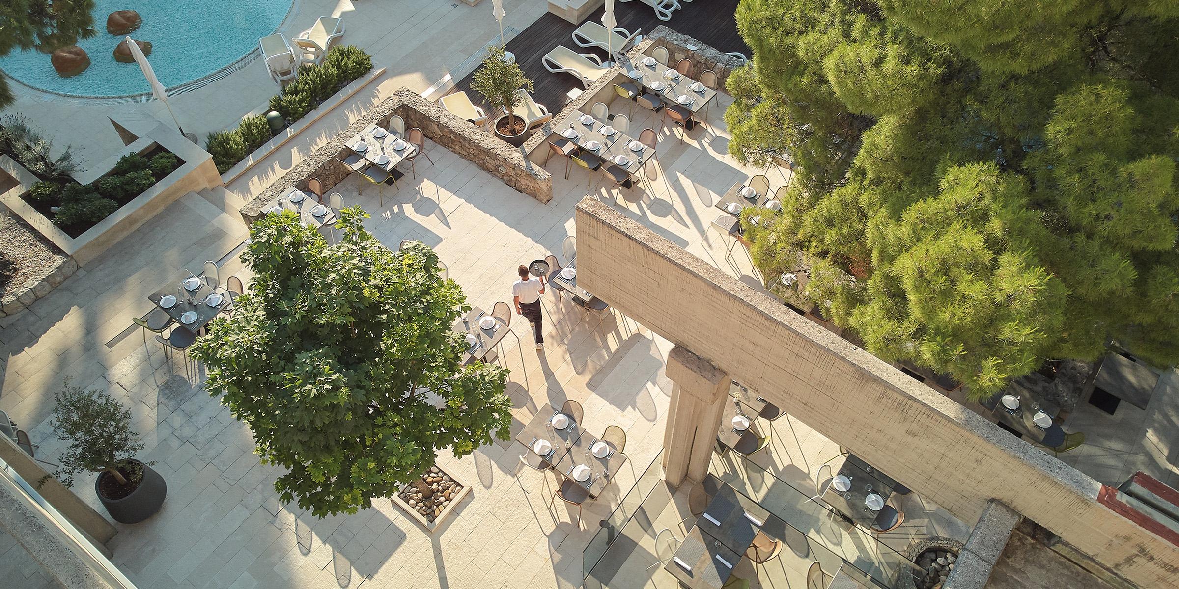 Bluesun Hotel Soline Brela Bagian luar foto