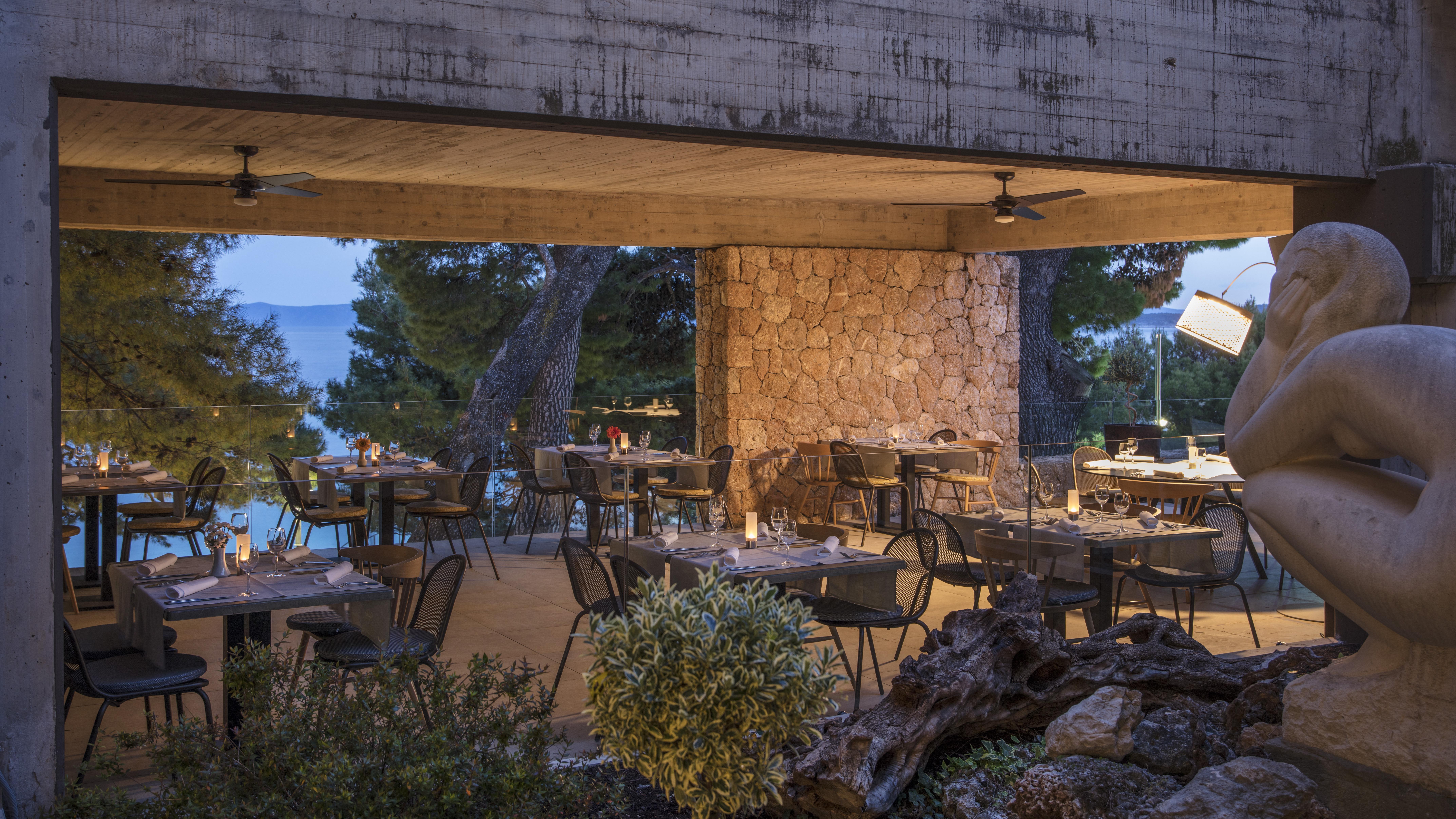 Bluesun Hotel Soline Brela Bagian luar foto