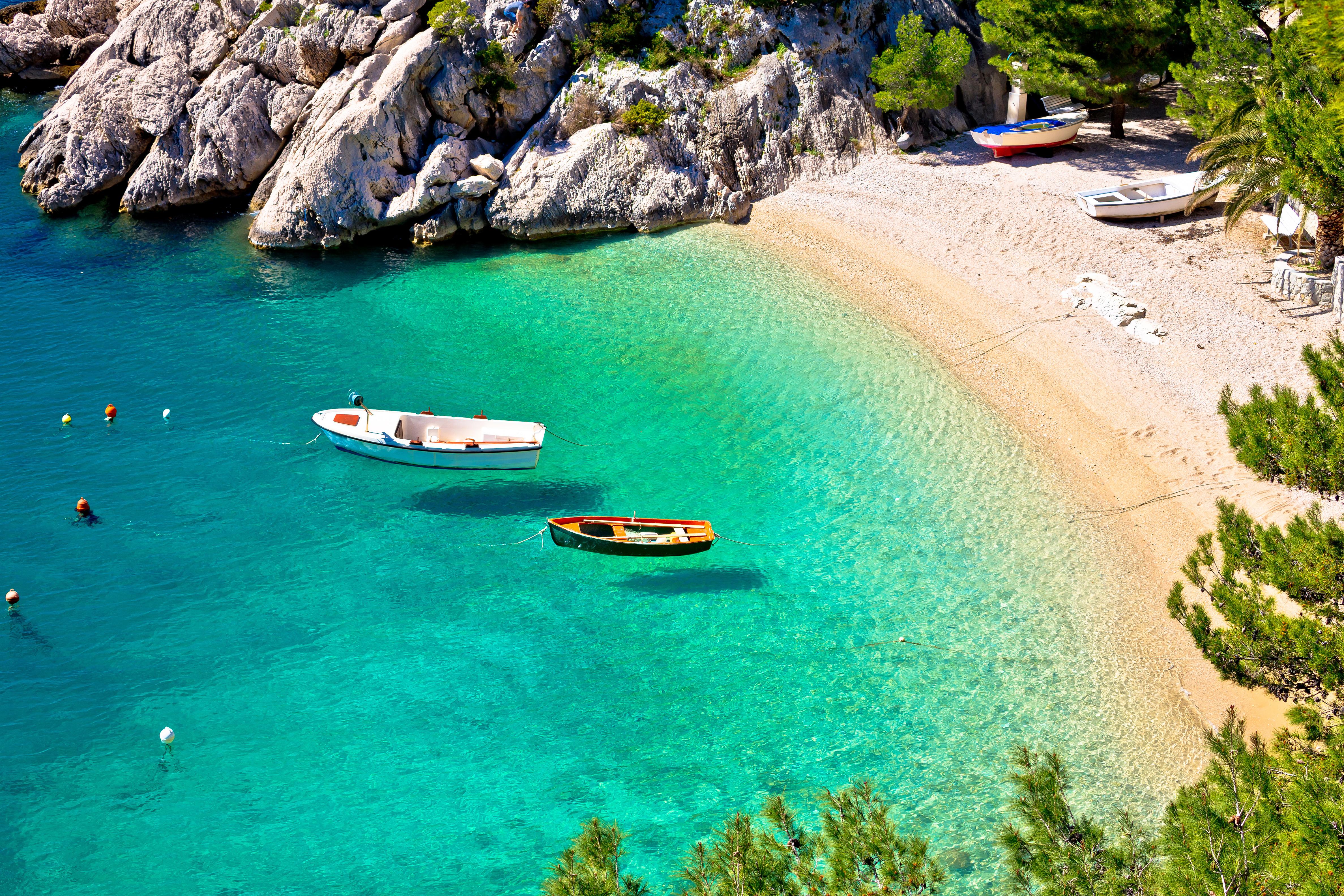 Bluesun Hotel Soline Brela Bagian luar foto