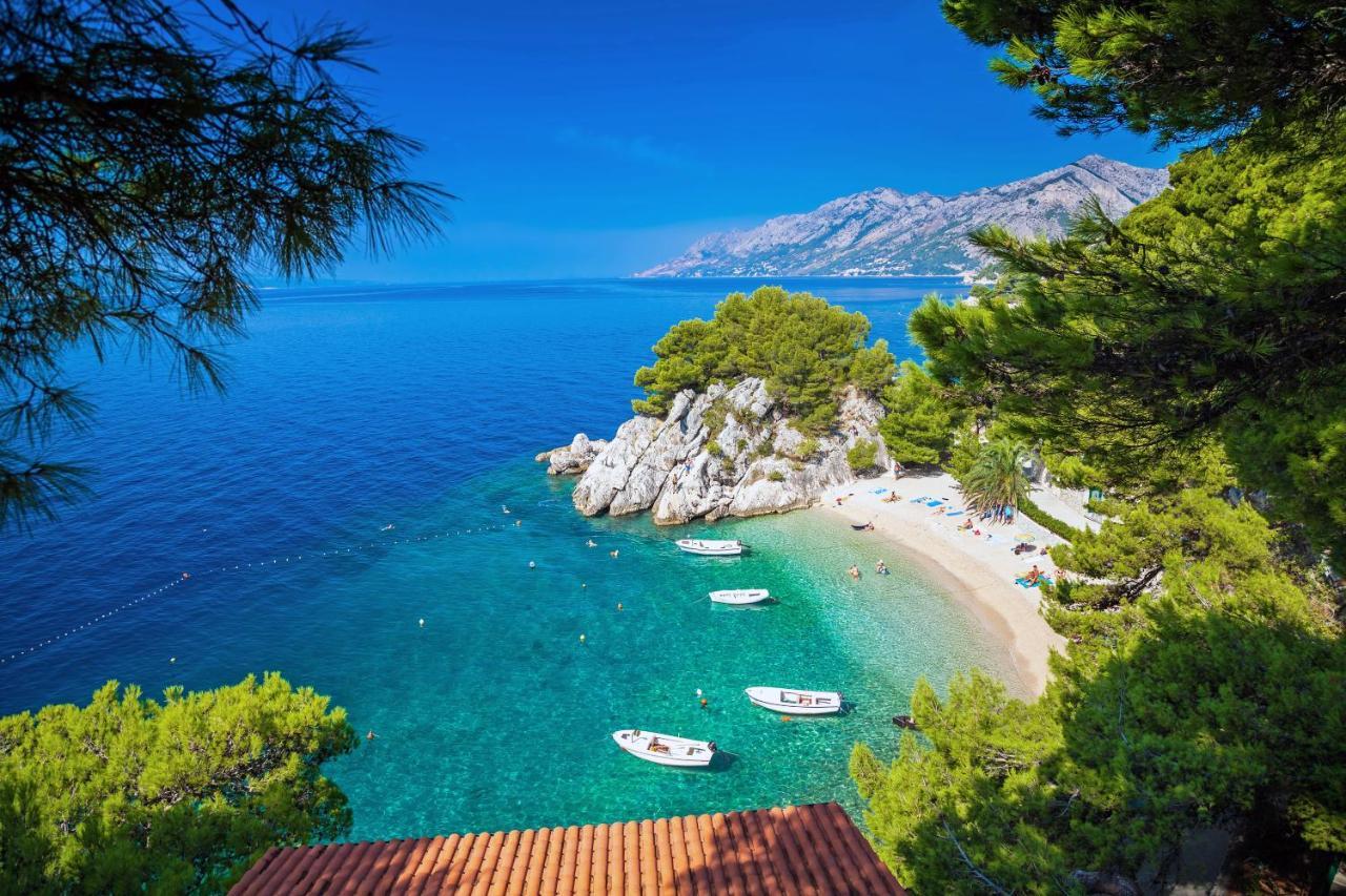 Bluesun Hotel Soline Brela Bagian luar foto